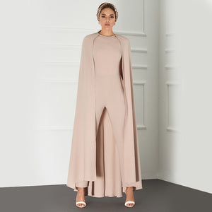 MEHRIBAN CAPE BACK JUMPSUIT
